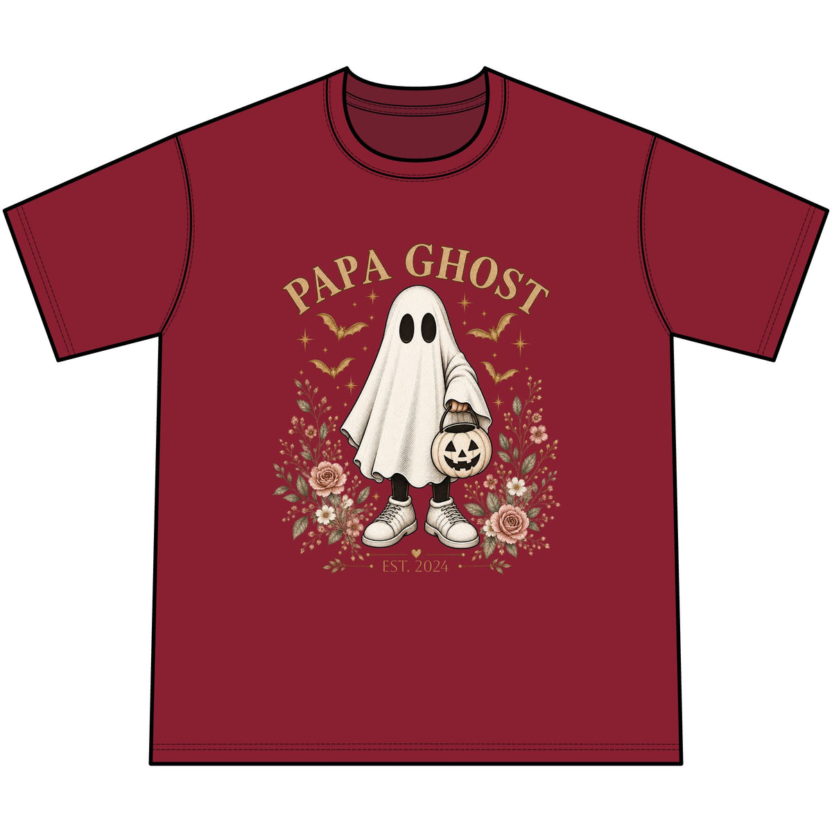 Papa Ghost Personalized Tee